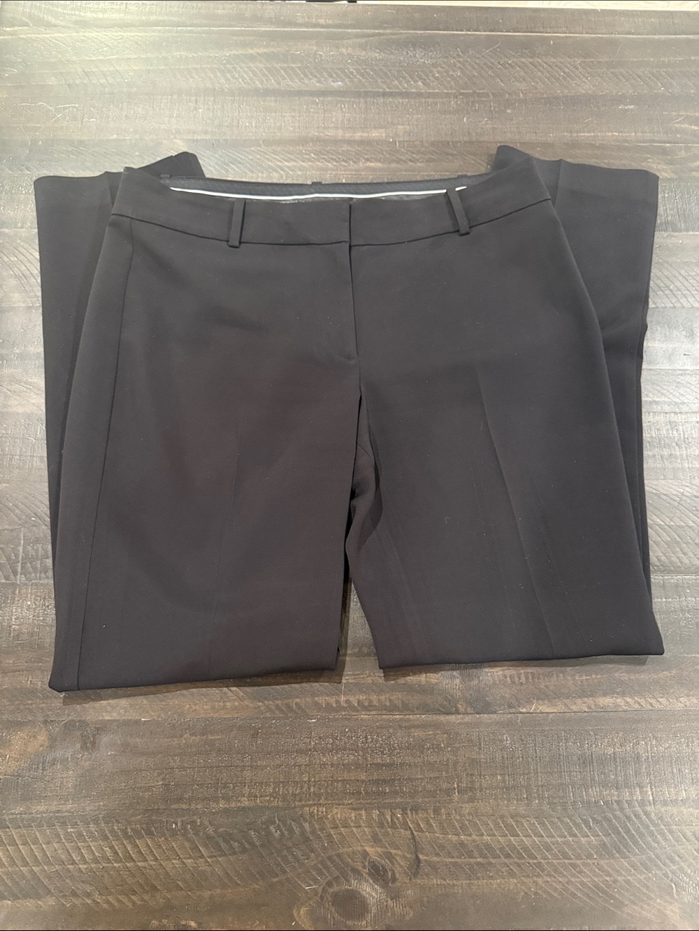 Ann Taylor Black Women's Straight Leg Pants Size 8